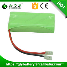 Batería recargable de 2.4V 600mAh NI-MH AAA hecha en China